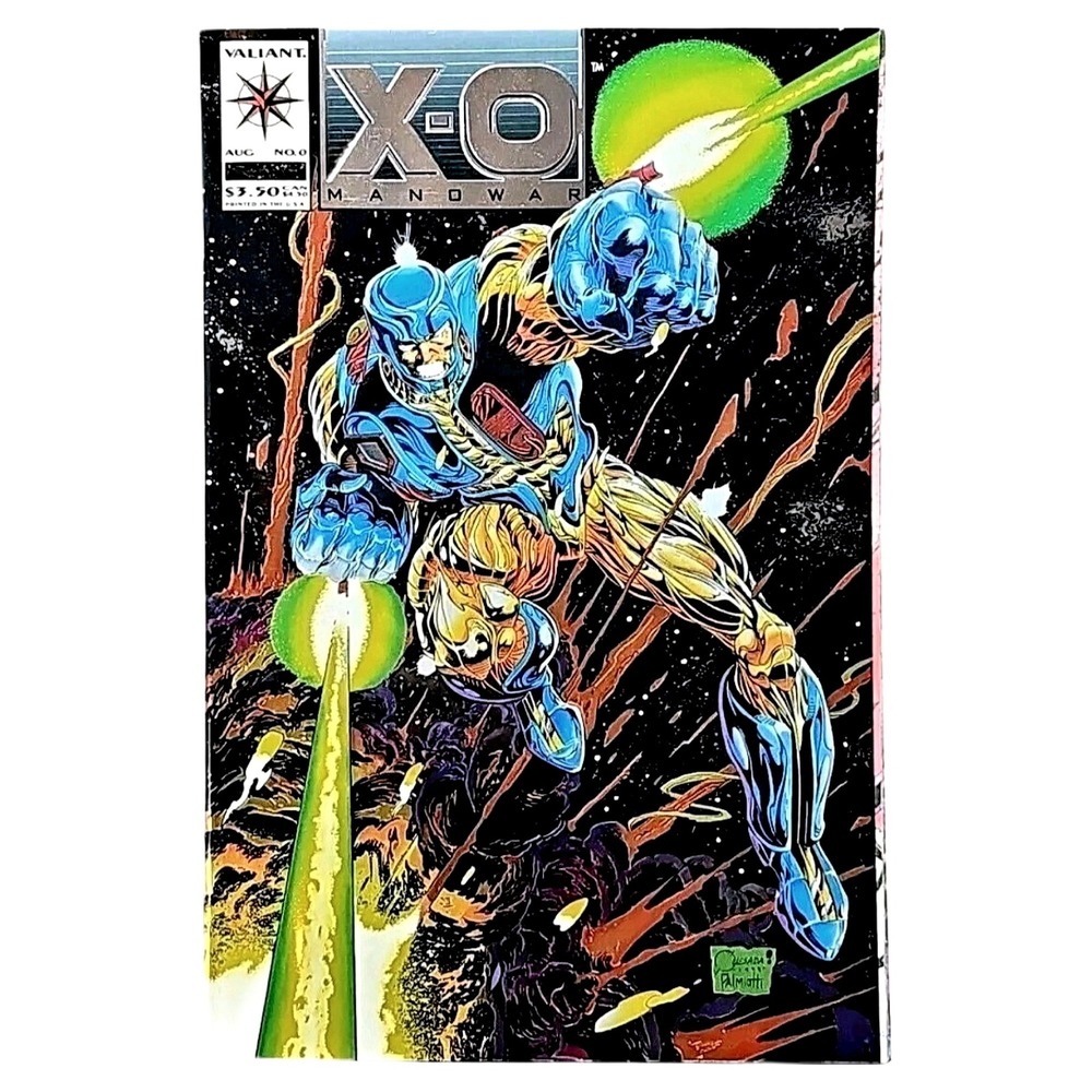 Valiant Comics X-O Manowar Issue #0 1993 Chrome Cover Quesada Artwork EUC VTG
